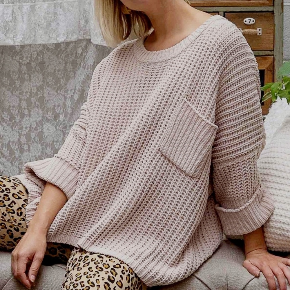 POL Beige sweater - Picture 1 of 3